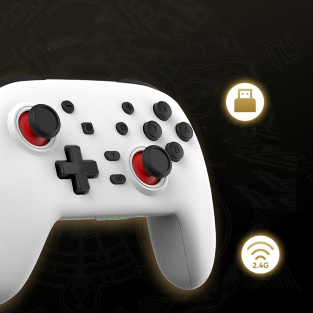 Wireless Bluetooth Game Controller mit Back Paddles für PS4 / Nintendo Switch / PC / iOS / Android - Schwarz