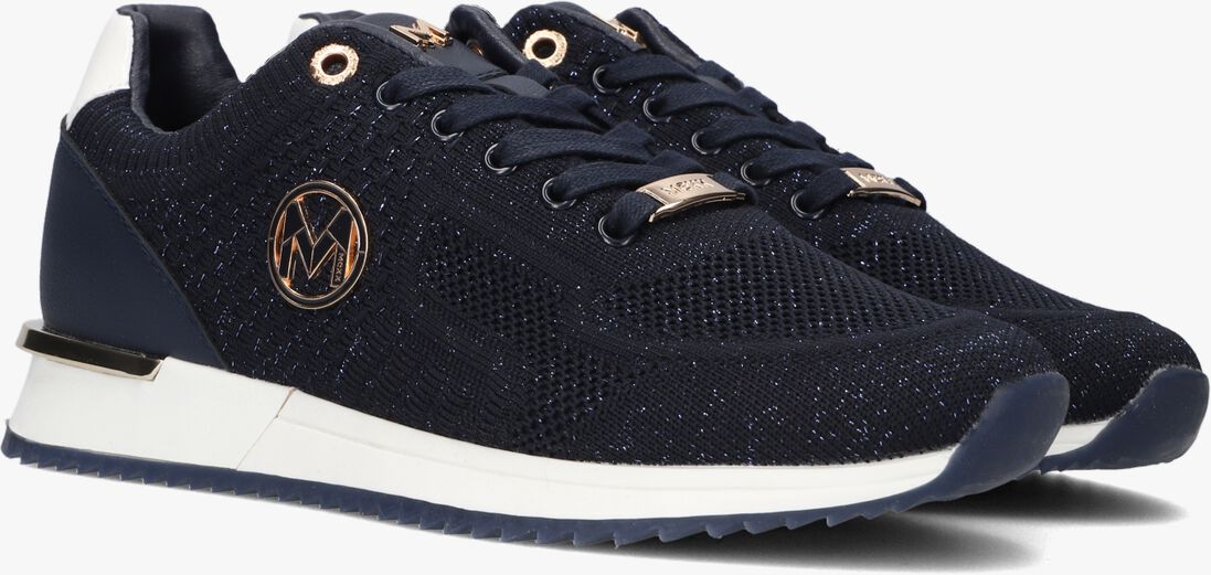MEXX blauwe mexx lage sneakers gitte glitter