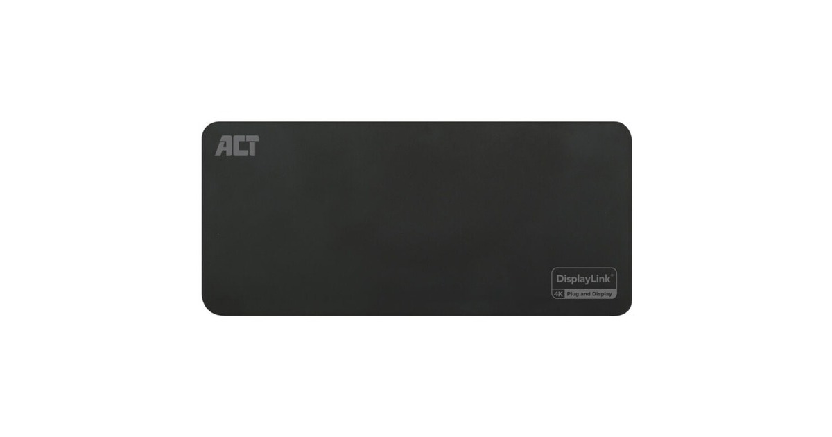 ACT ConnectivityUSB-C DockingStation 4K display link  (Zwart)