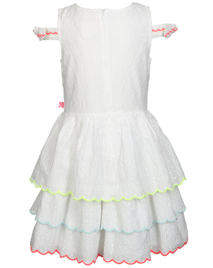 Kleid FANTASTIQUE mit Stickerei in weiß