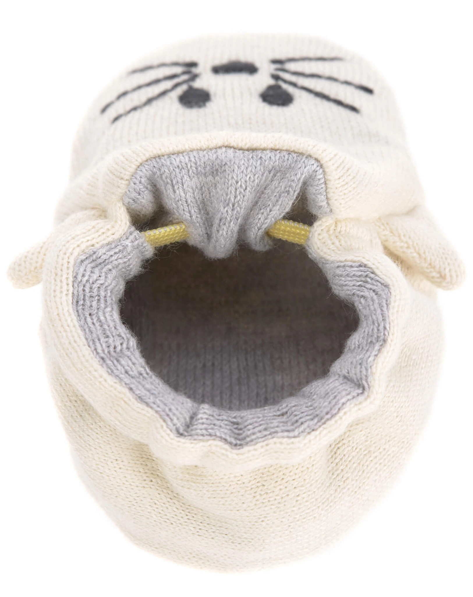 Krabbelschuhe LITTLE CHUMS CAT in weiß