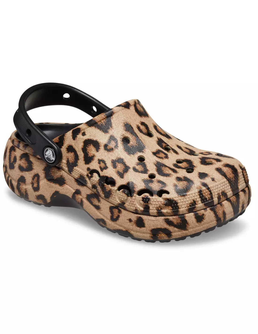 CROCS BAYA PLATFORM PRINTED CLOG - Mules & sabots 0C4BLACKMULTI
