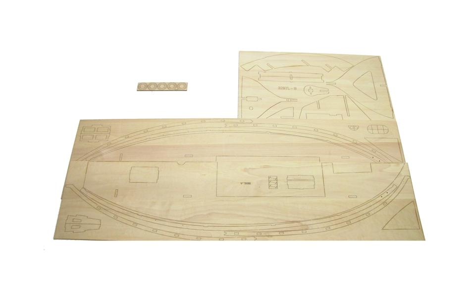 Bausatz Segelschiff Colin Archer, 1270 mm 1:15<br>Detailgetreuer Segelschiff Modellbausatz