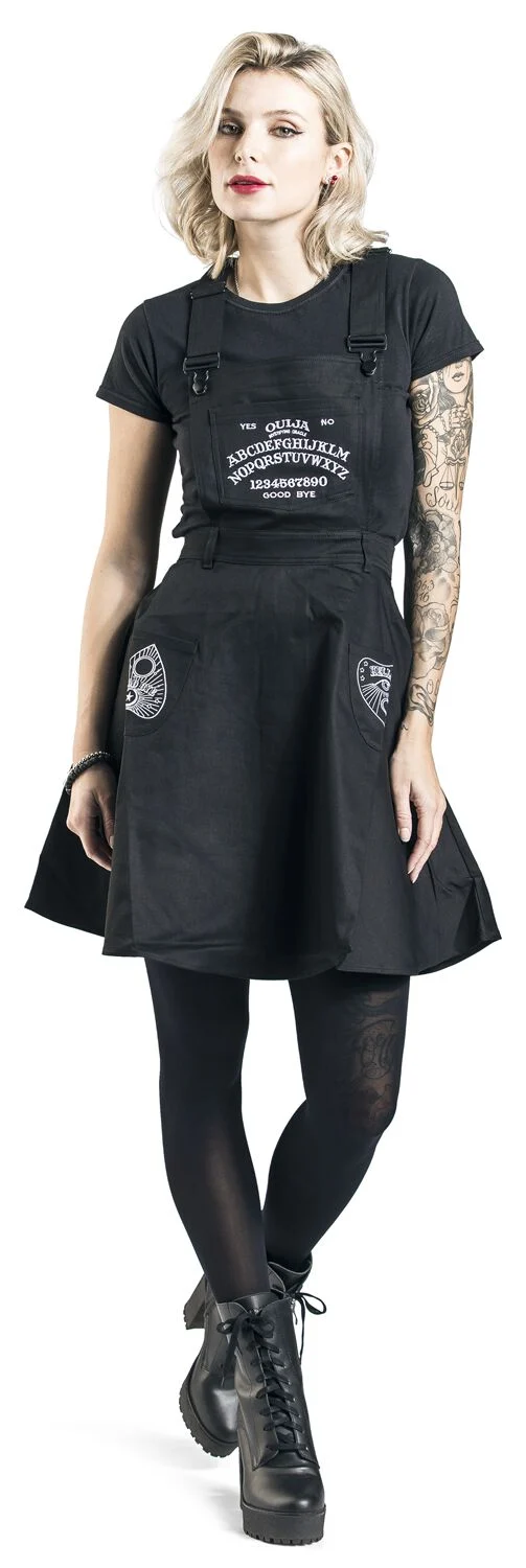 Robe Salopette Samara | Hell Bunny Robe mi-longue