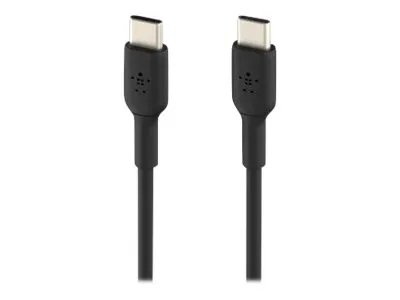 Belkin BoostCharge - USB-kabel - 24 pin USB-C (han) til 24 pin USB-C (han) - 2 m - sort
