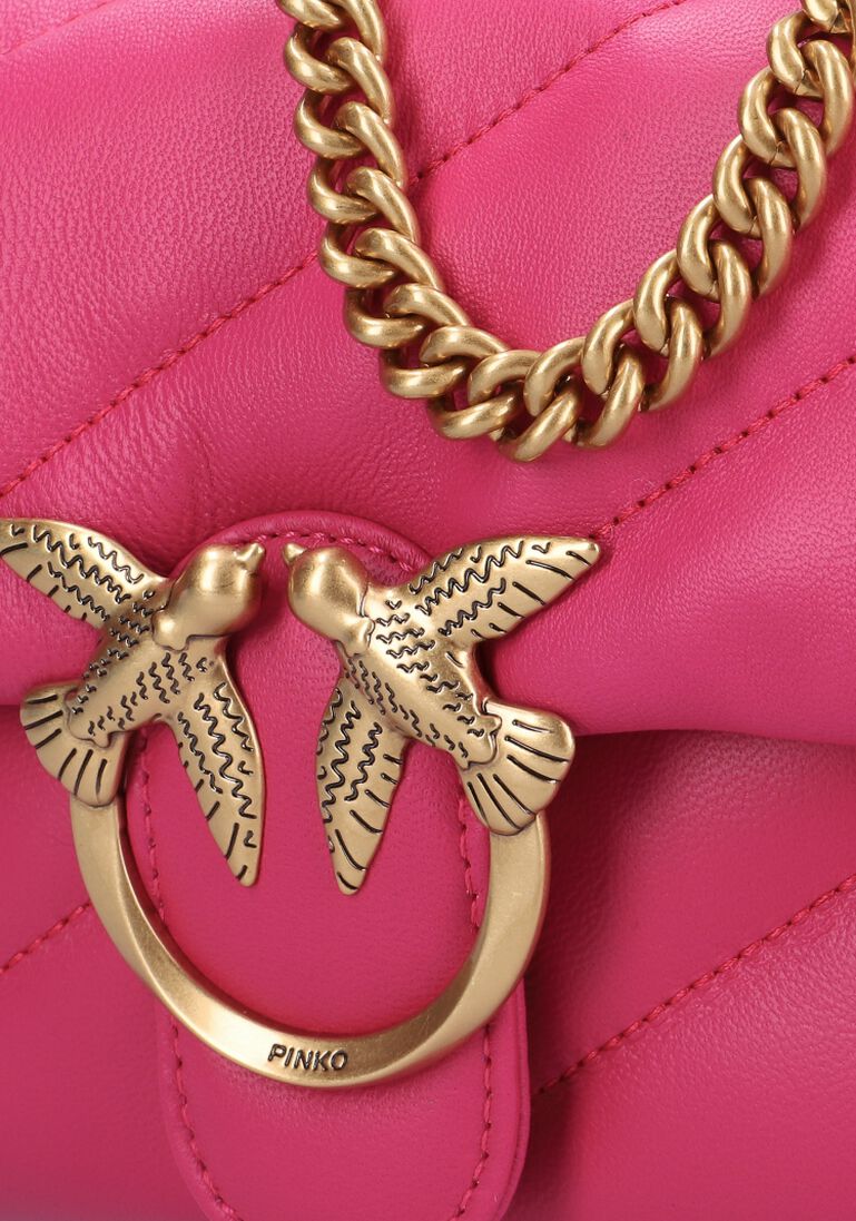 PINKO roze pinko schoudertas love puff mini
