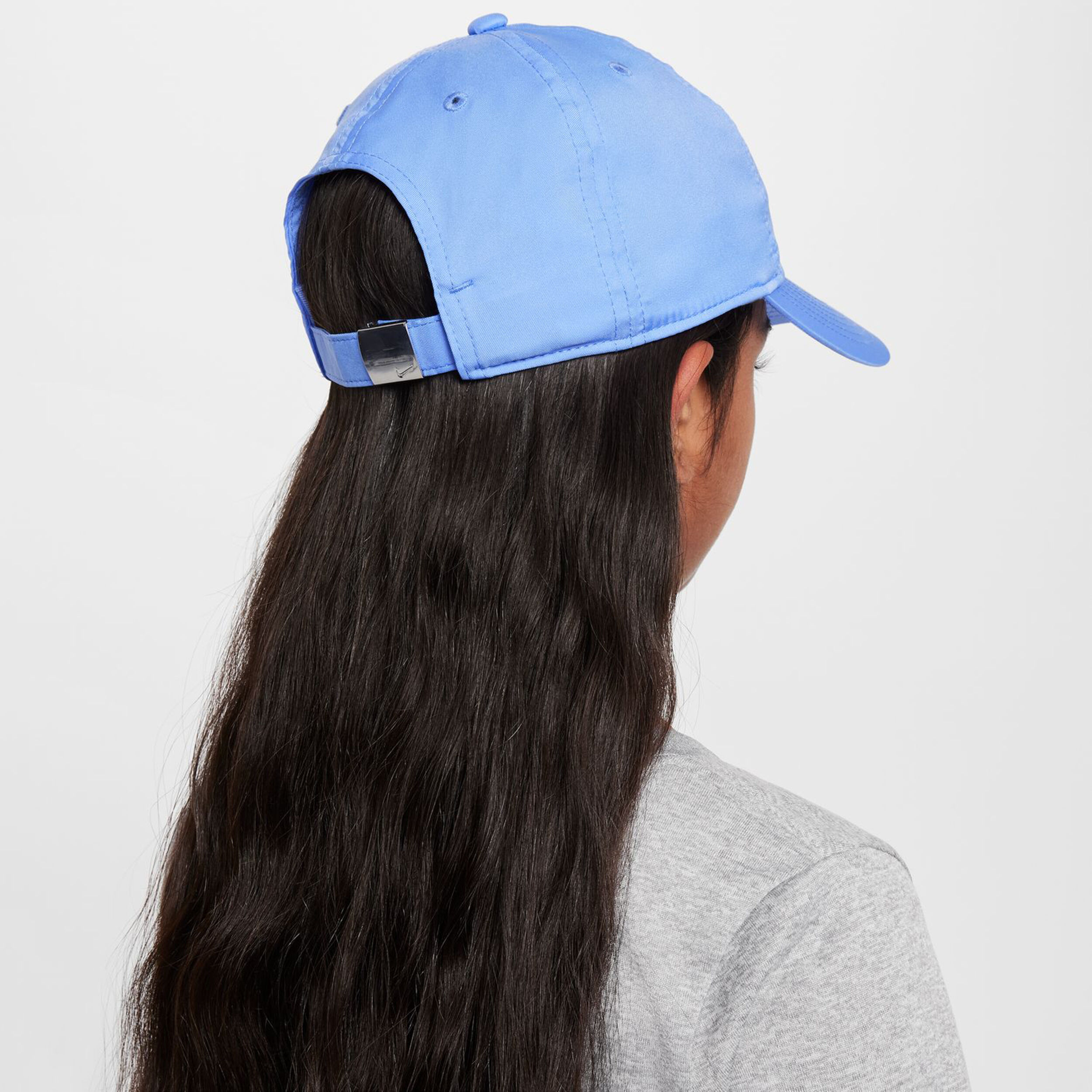Nike Dri-Fit Club Metal Swoosh Casquette Enfants - Bleu