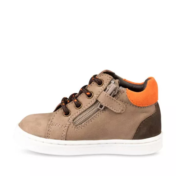 Bottines MARRON FREEMOUSS BOY CUIR