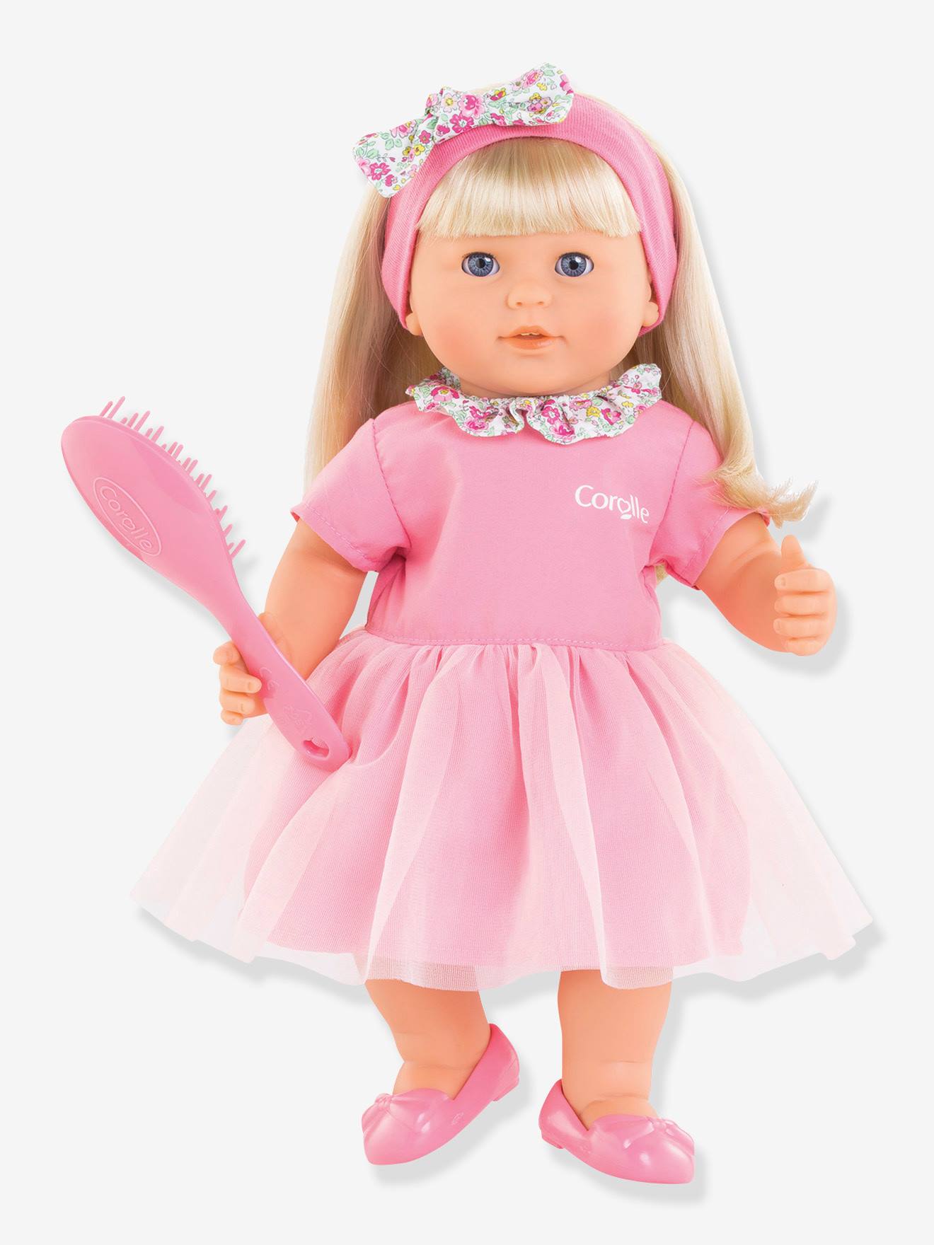 Boneca Adèle Baby Doll 36 cm COROLLE rosa chiclete