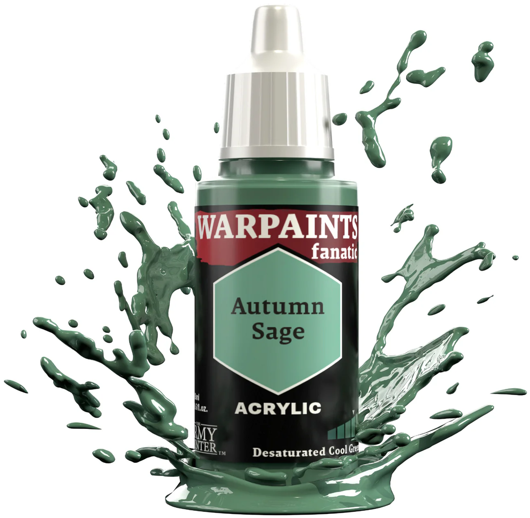 The Army Painter  Warpaints Fanatic: Desaturated Cool Greens, Autumn Sage (18 ml)    Die subtilen Töne der Natur