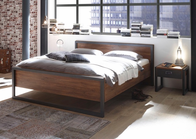 Home affaire Nachttisch Breite 55 cm, in angesagtem Industrial Look