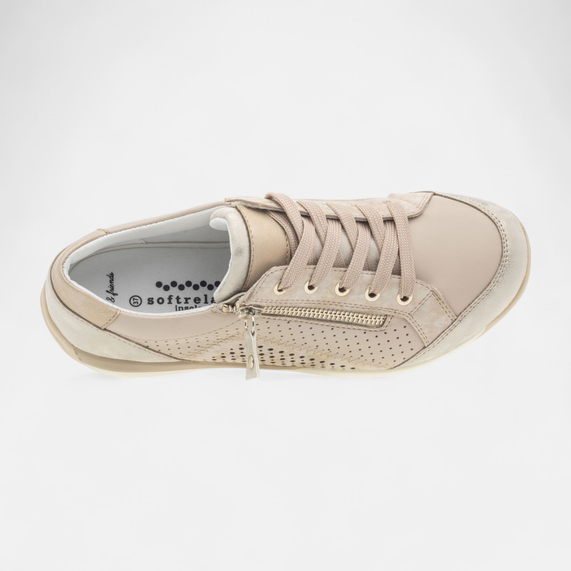 Baskets basses Femme beige