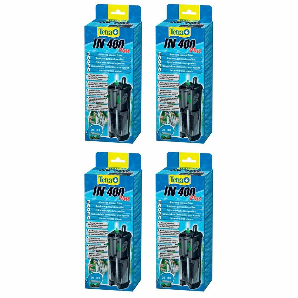 Filtre intérieur pour aquarium filtre (lot de 4)