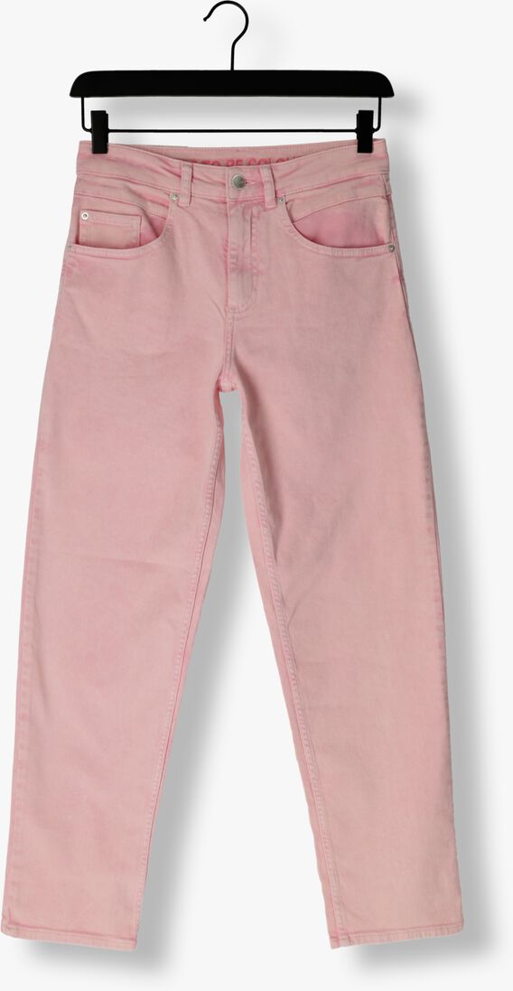 POM AMSTERDAM roze pom amsterdam straight leg jeans elli straight blooming pink jeans