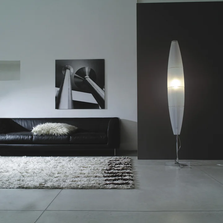Foscarini - Havana Stehleuchte mit Dimmer, Aluminium / weiss