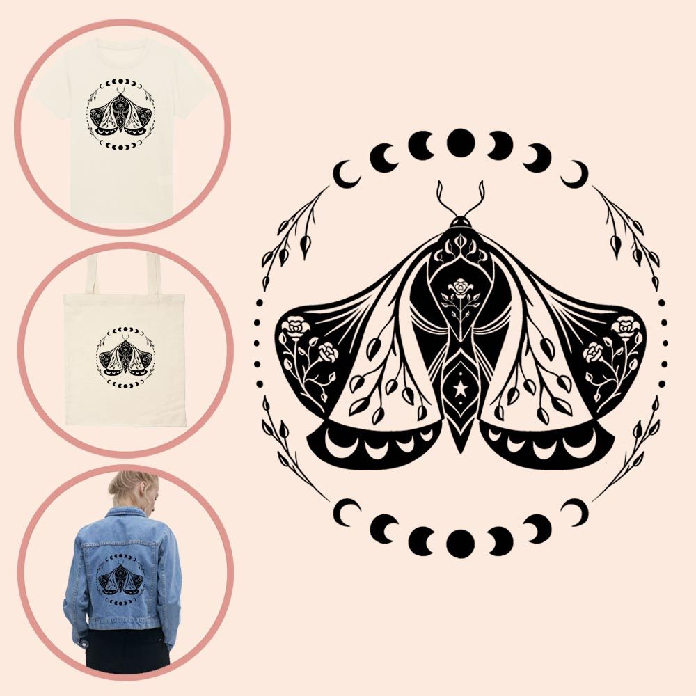 Kleding transfer Moth