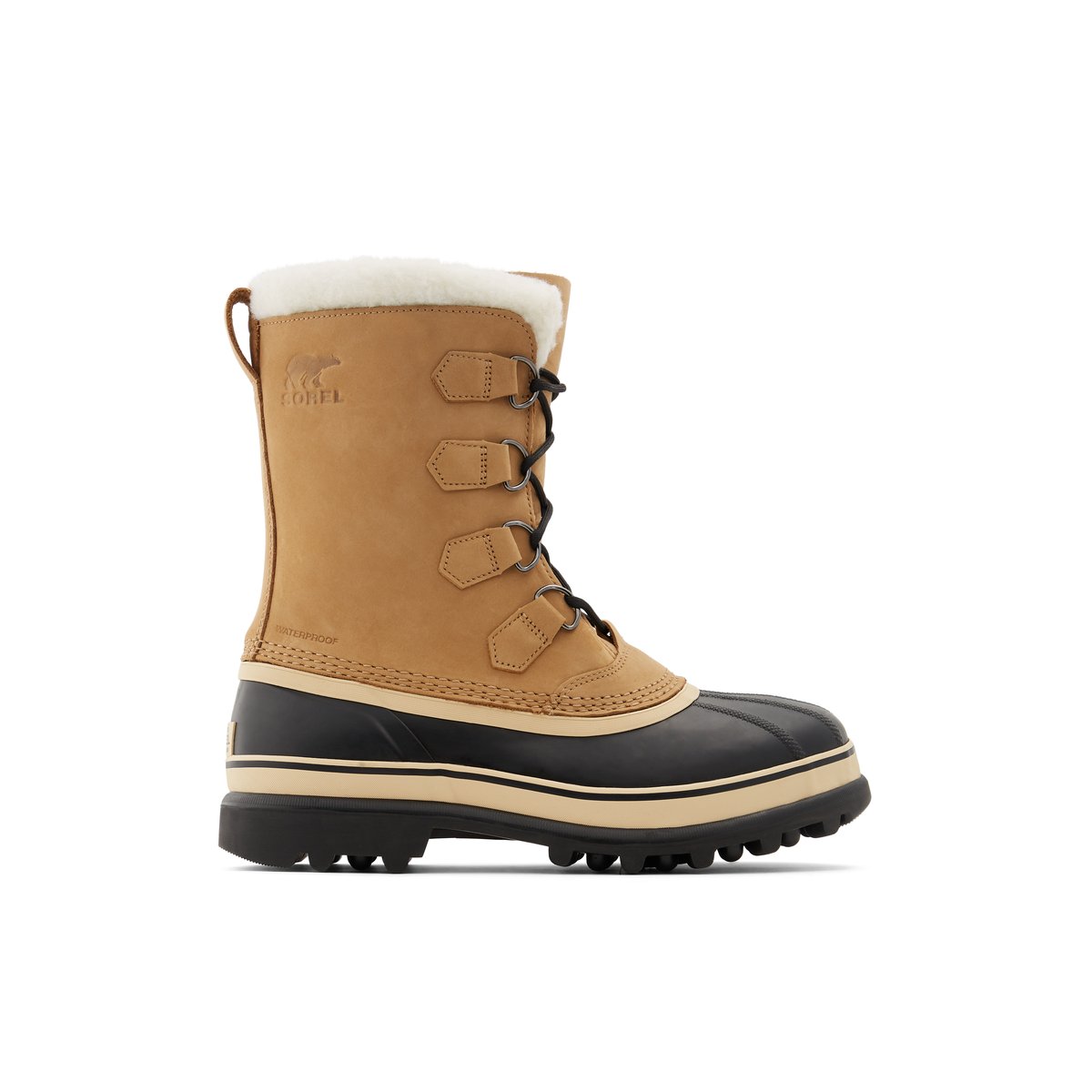 SOREL-Caribou-m-Bottes d'hiver - Semelle tracteur - Jaune Foncé