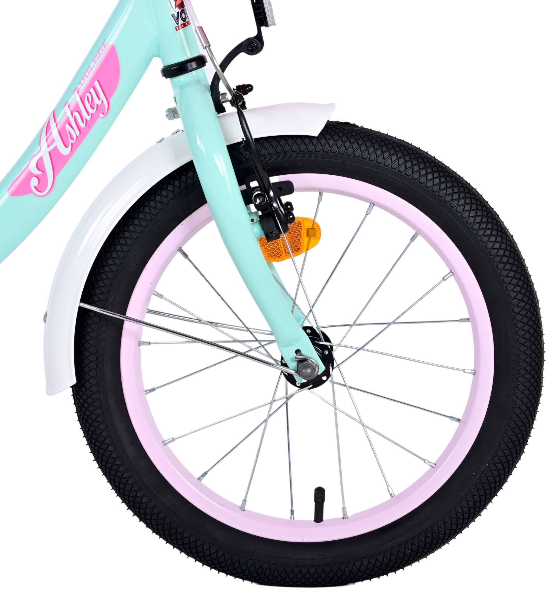 TPFSports Ashley Kinderfahrrad - Mädchen - 16 Zoll - Rücktritt + Handbremse - Rosa