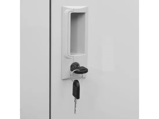 Armoire à casiers Gris clair 90x45x92,5 cm Acier
