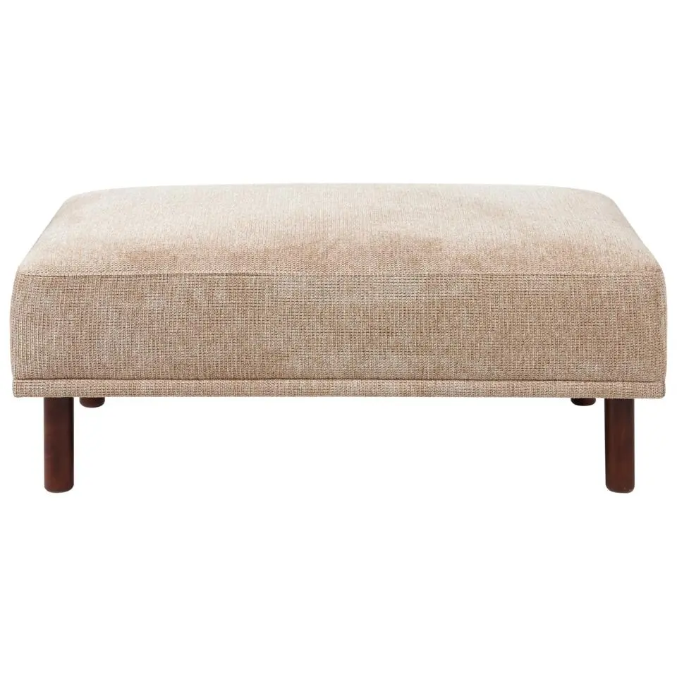 HOLT - Ottomaan - Beige - Polyester