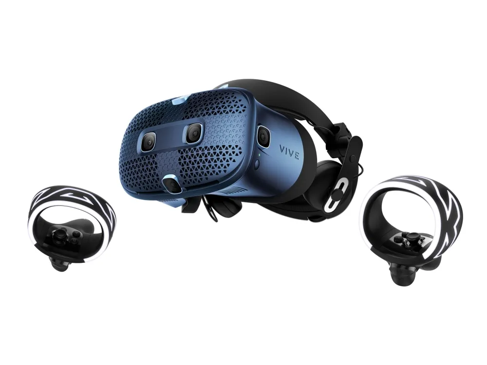 HTC VIVE Cosmos - Virtual reality-system - 2880 x 1700 @ 90 Hz - DisplayPort, USB-C - sort, blå