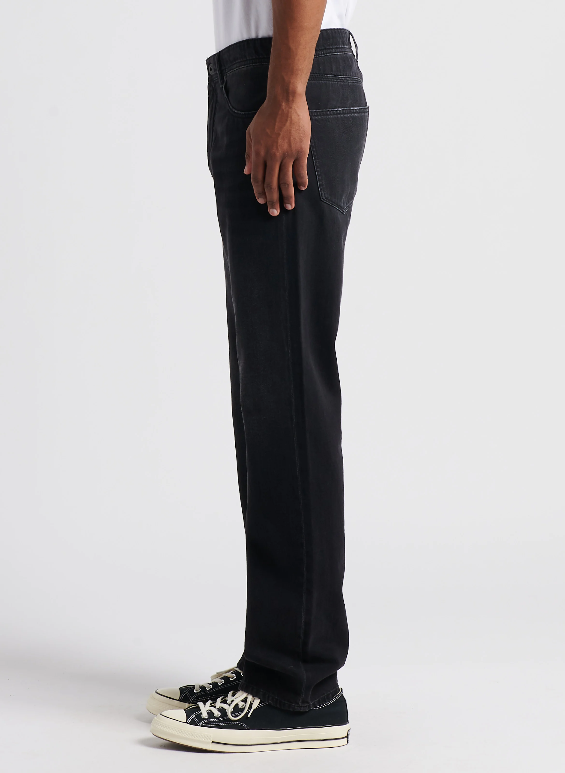 Jean regular-fit en coton | Noir