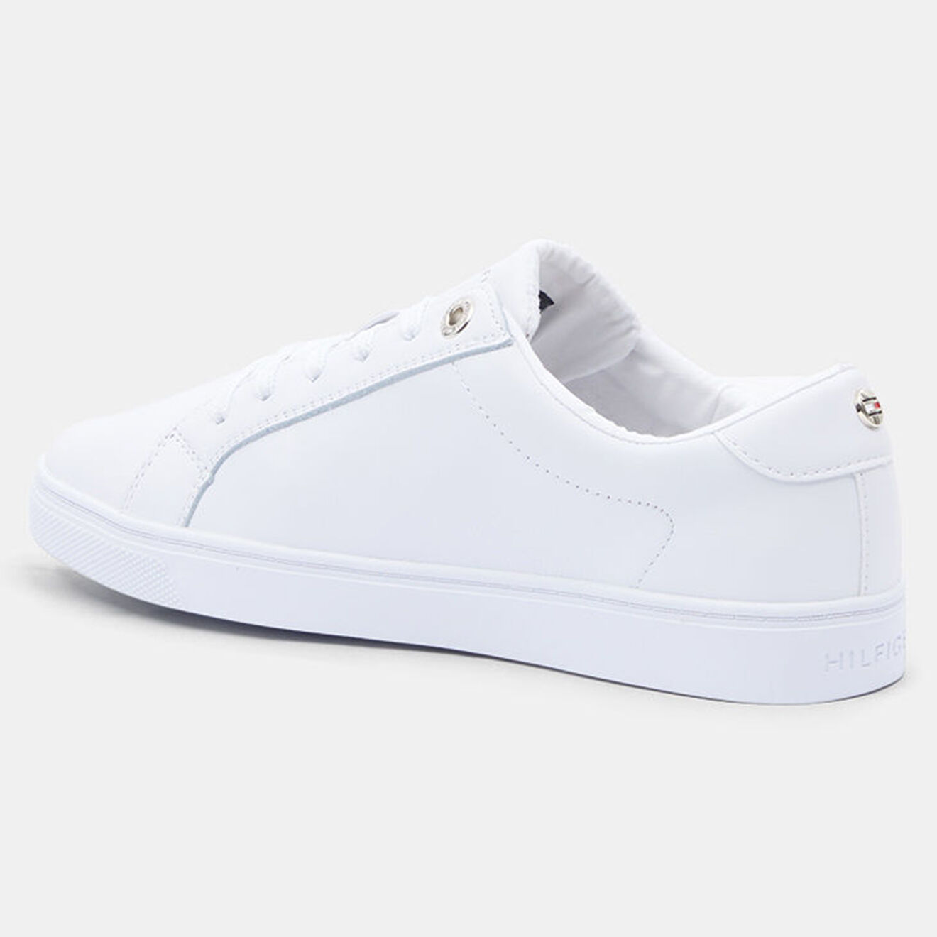 Tommy Hilfiger Baskets en Cuir Webbing blanches