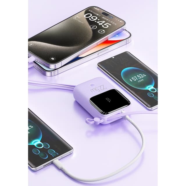 10000mAh Hurtig bærbar Powerbank Superhurtig opladning USB-C 22,5W