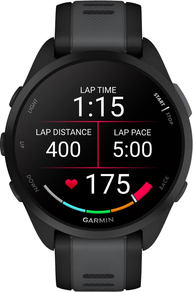 Garmin Forerunner 165 Music sportsur (sort)