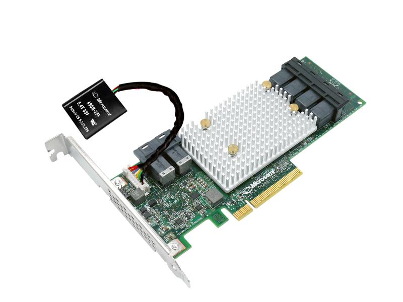 Adaptec RAID-Controller 24 Port SATA3/SAS3 Smart-RAID 3154- PCIe 3.0 SAS/SATA Hardware-RAID-Adapter mit 12 Gbps