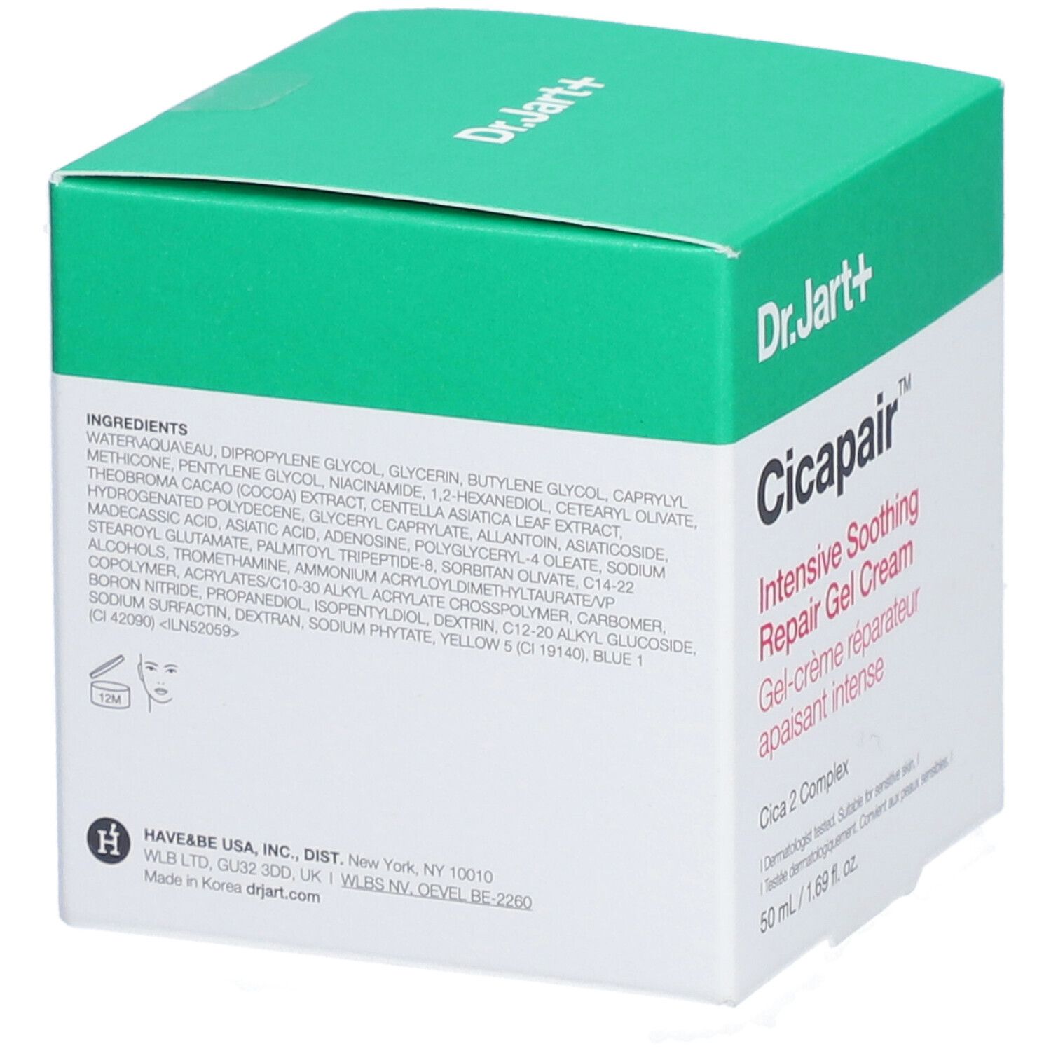 Dr.Jart+ CICAPAIR™ Intensive Soothing Repair Gel Cream - anti redness