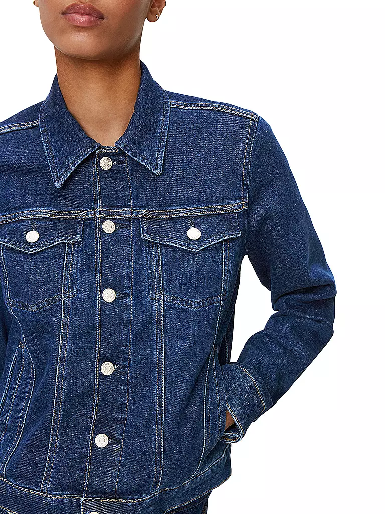 MARC O' POLO DENIM Jeansjacke dunkelblau