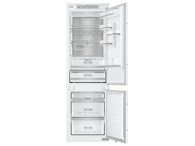 Samsung BRB26705DWW - Køleskab/fryser - bund-fryser - til indbygning - niche - bredde: 55.5 cm - dybde: 56 cm - højde: 177.5 cm - 264 liter - Klasse D - hvid