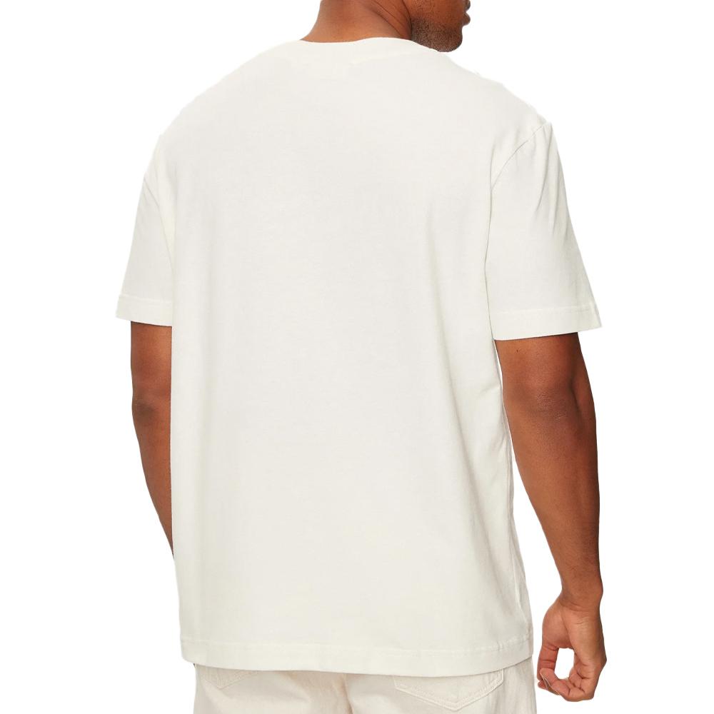 Calvin Klein Jeans T-shirt Écru Homme Calvin Klein Jeans Chenille