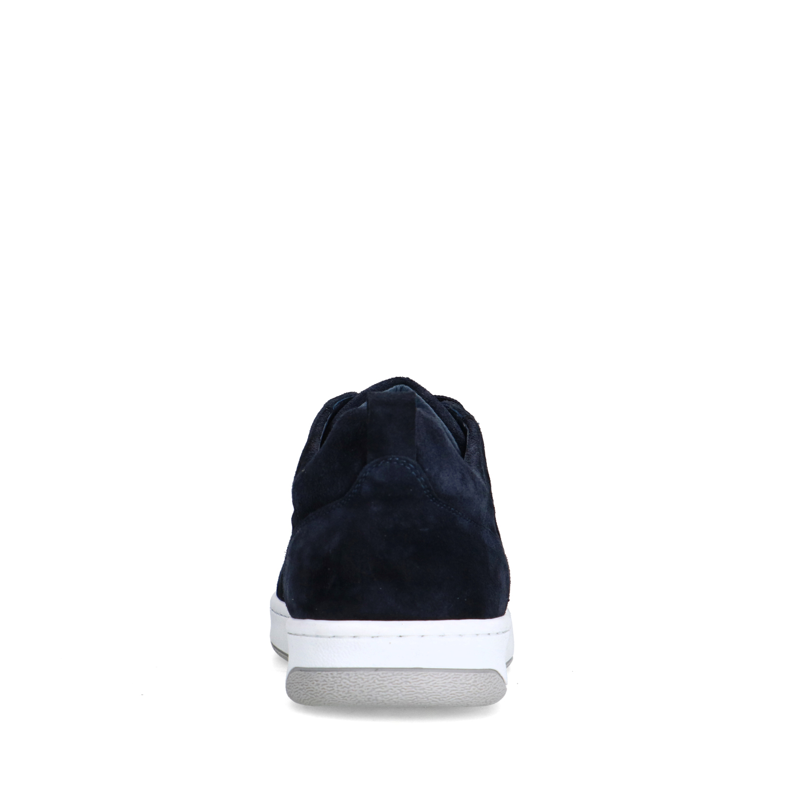 Donkerblauwe suède sneakers