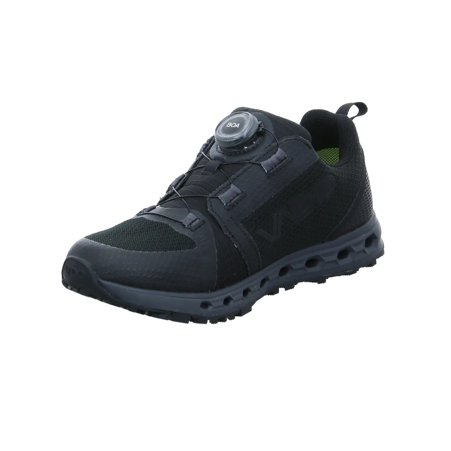 VADO Jugend-Halbschuh Schwarz Textil  Sneaker Outdoor