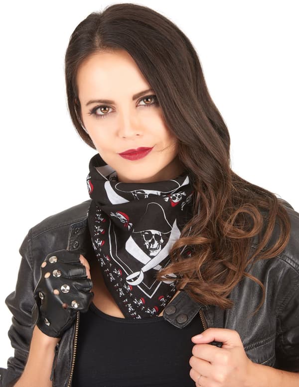 Piratskjelettbandana.Size-One size