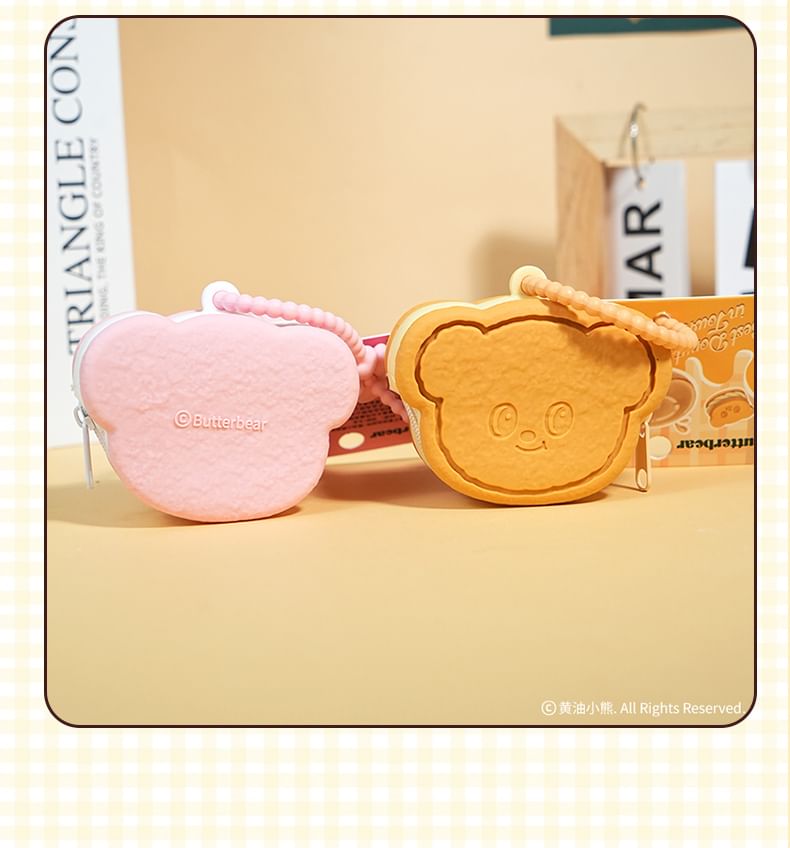 Butterbear - Butterbear Cookie Siliconen Sleutelhanger