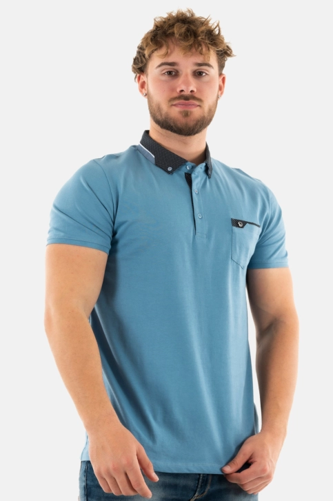 Polos Benson & Cherry gabana indigo