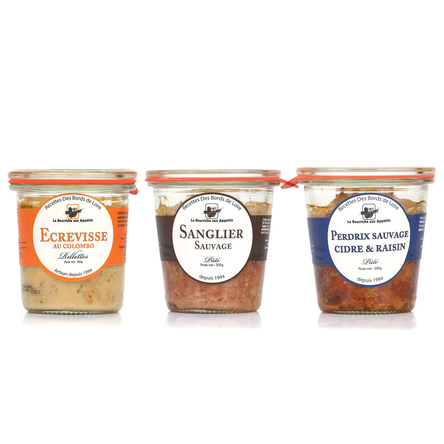Assortiment de pâtés La Bourriche aux Appétits