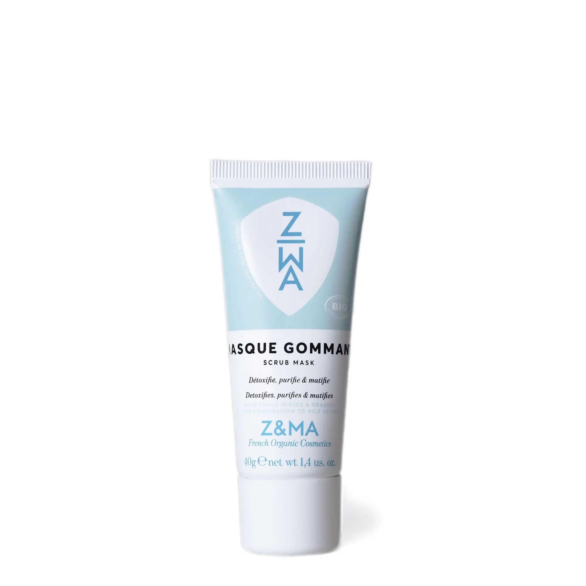 Z&MA - Masque Gommant Détoxifie, Purifie & Matifie- Masque