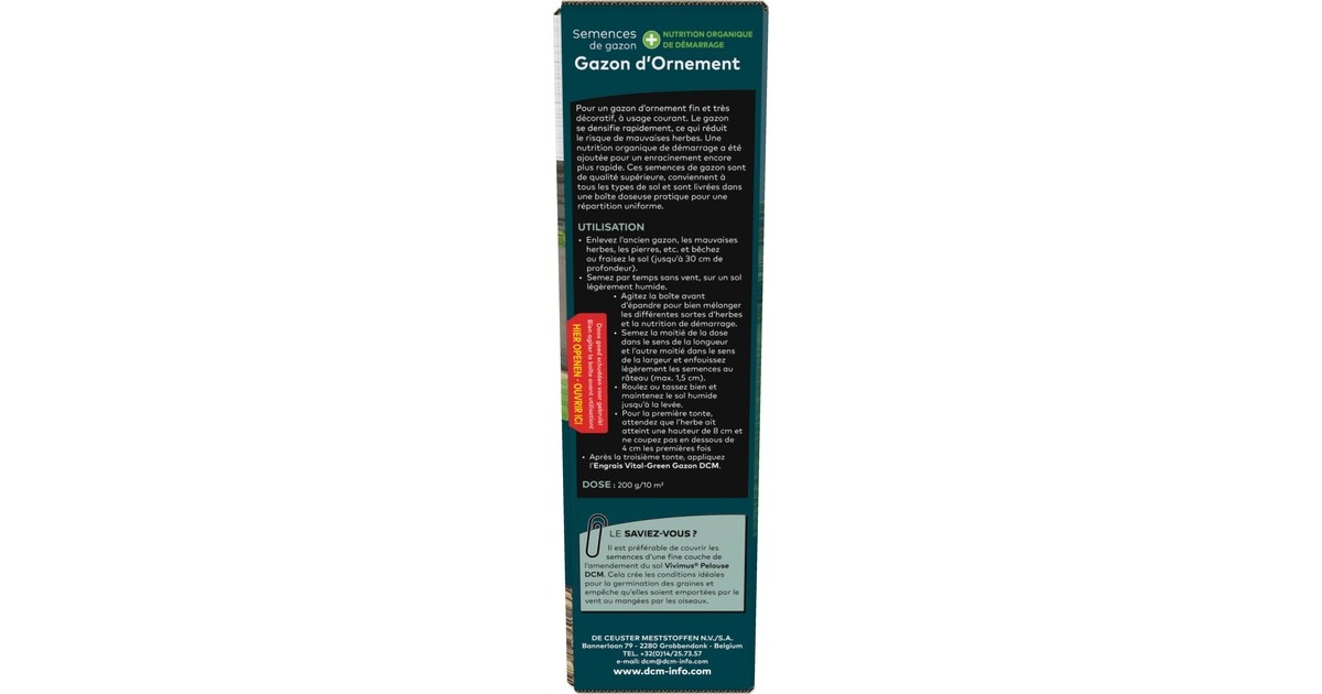 DCMGraszaad Plus Siergazon 1,5 kg zaden  (Tot 75 m²)