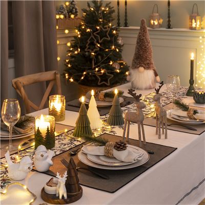Sets de table lin enduit - Lot de 4