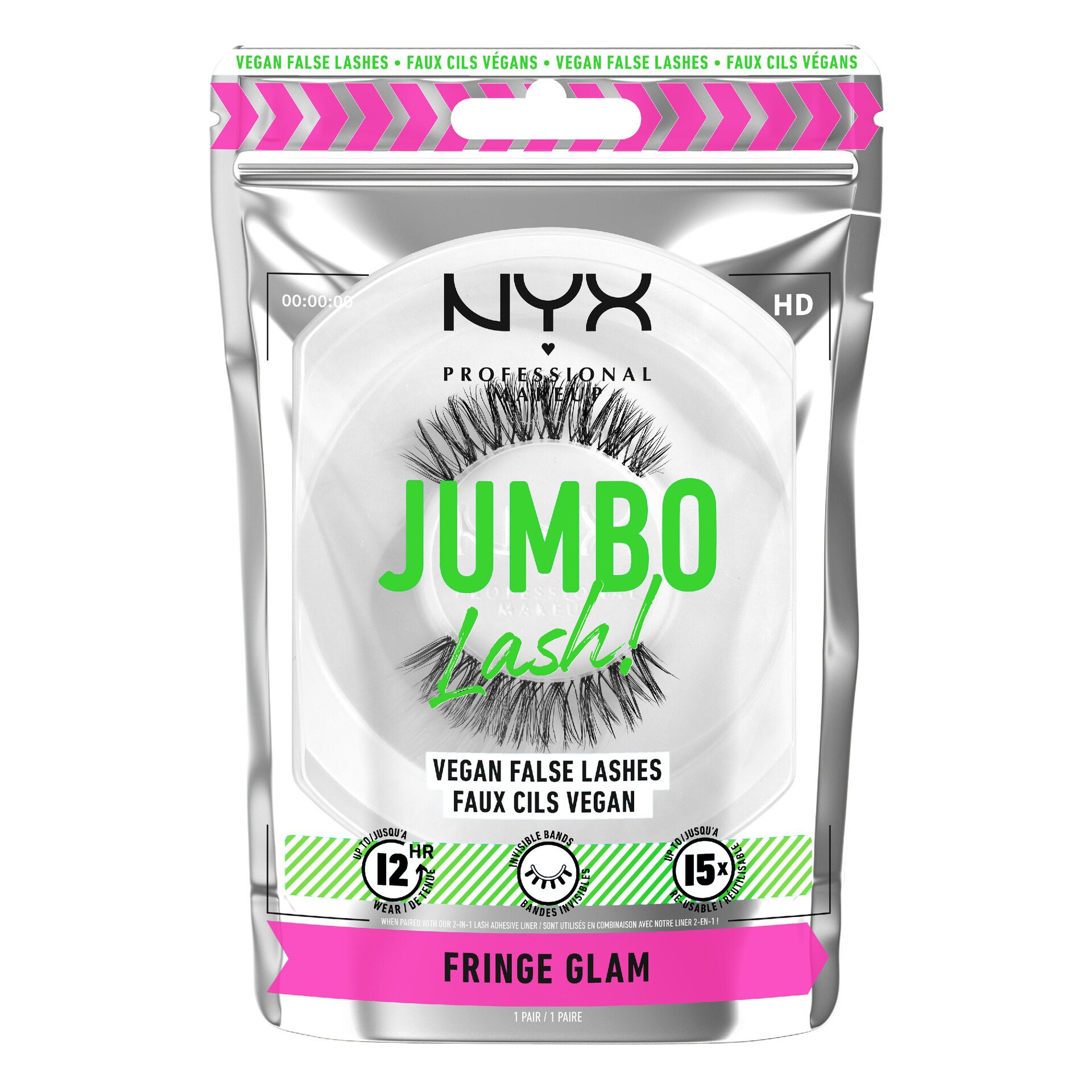 Jumbo Lash Fringe Glam