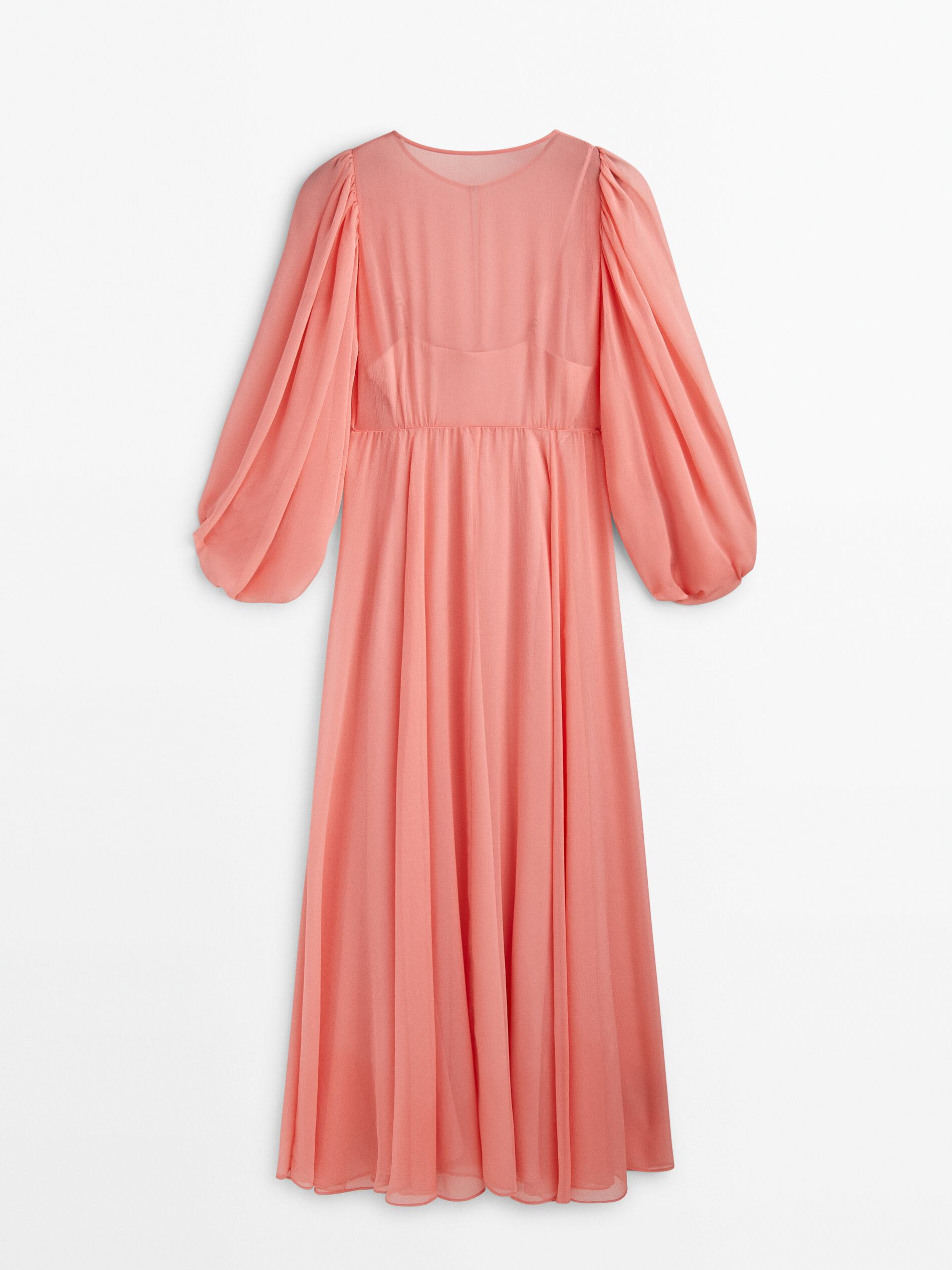 Vestido longo romântico - Studio - ROSA