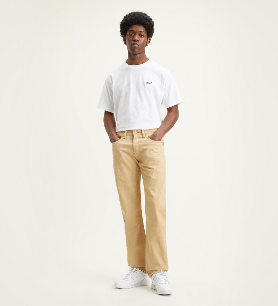 Calça Jeans Levis 501 Original Amarillo