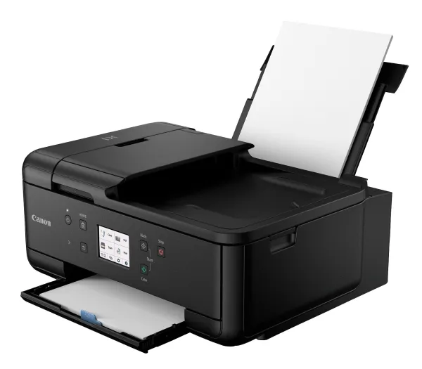 Canon PIXMA TR7650 - Multifunktionsprinter - farve - blækprinter - A4 (210 x 297 mm), Legal (216 x 356 mm) (original) - A4/Legal (medie) - op til 15 ipm (udskriver) - 200 ark - 33.6 Kbps - Wi-Fi(n), USB 2.0