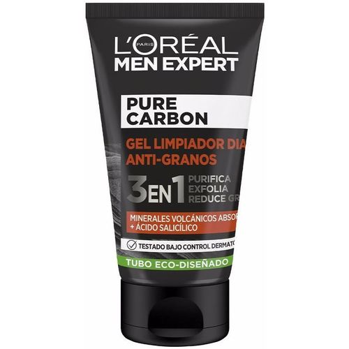 L'oréal - Men Expert Pure Charcoal Gel Limpiador Antigranos 3 En 1