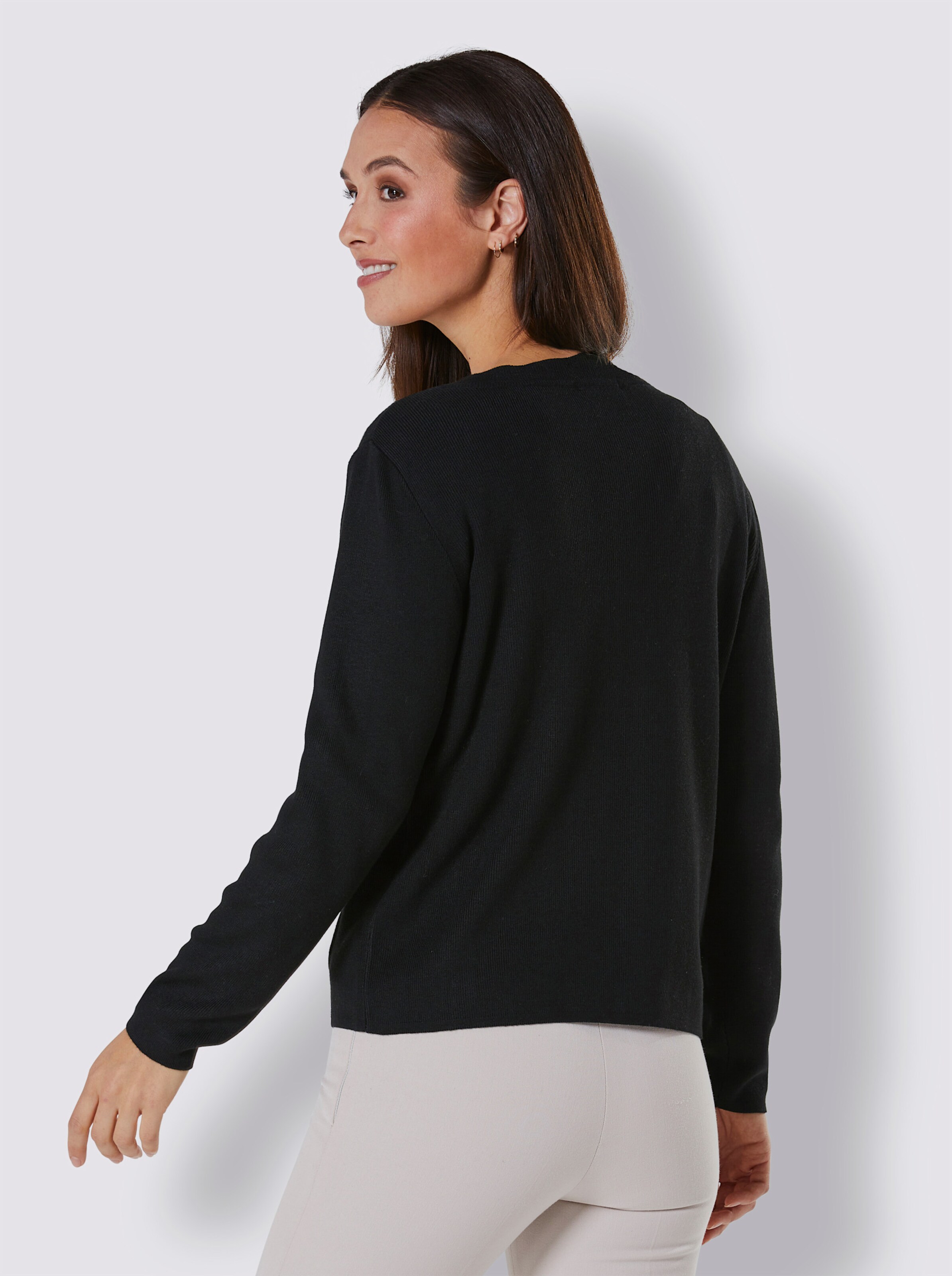 Modal-Polyamid-Strickjacke