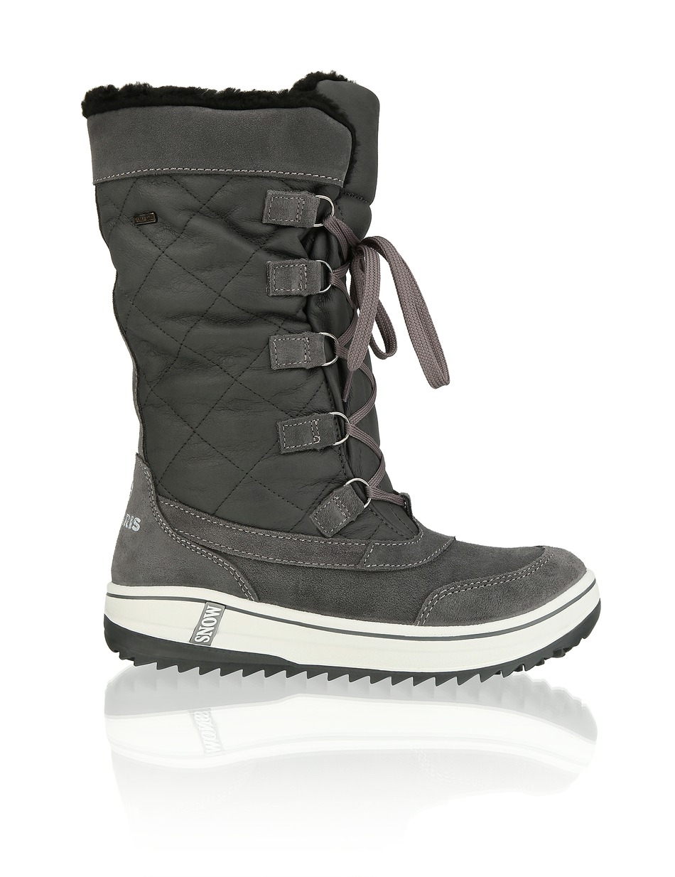 Leder-Textil-Snowboot